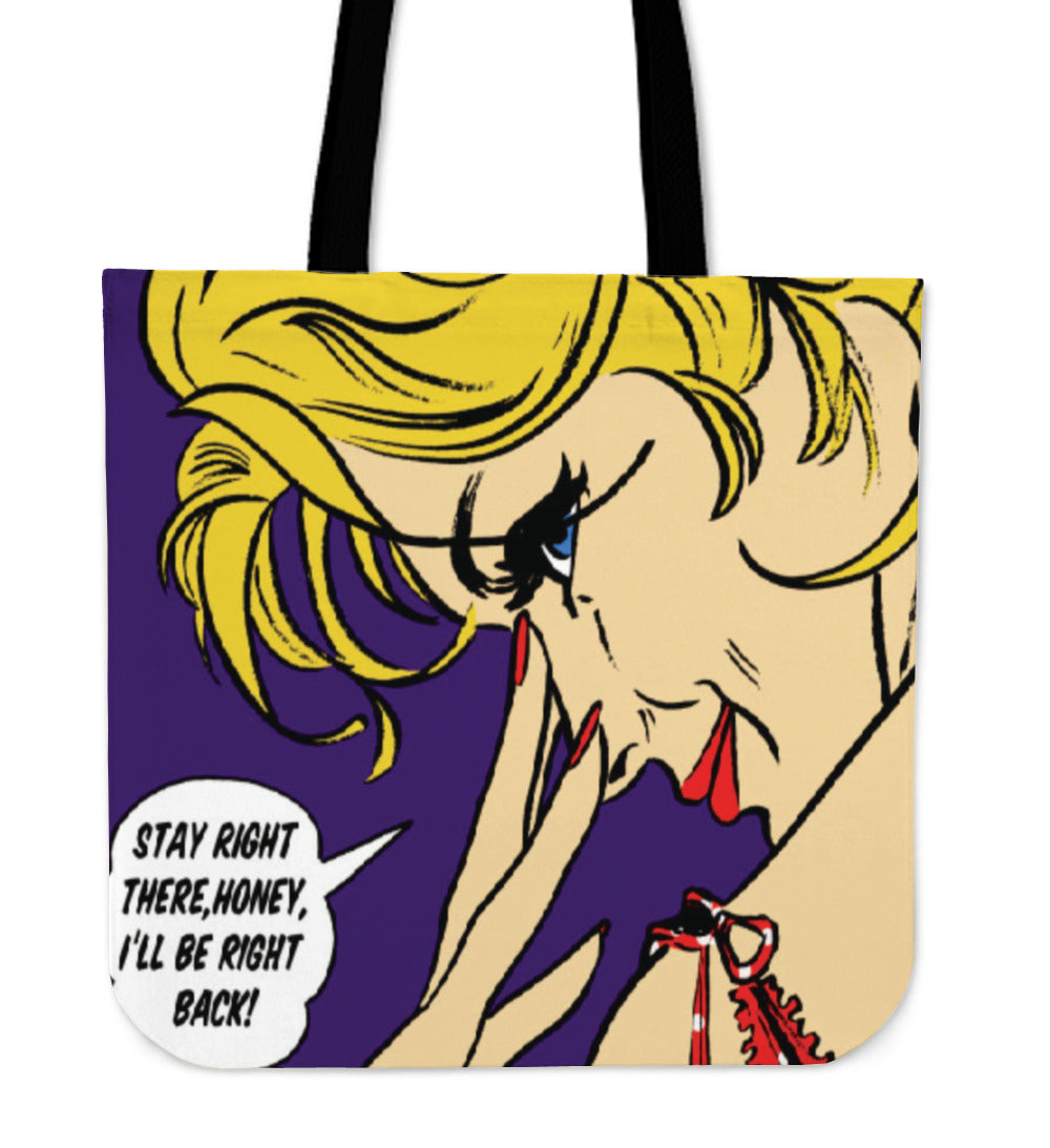 Be Right Back Canvas Tote Bag