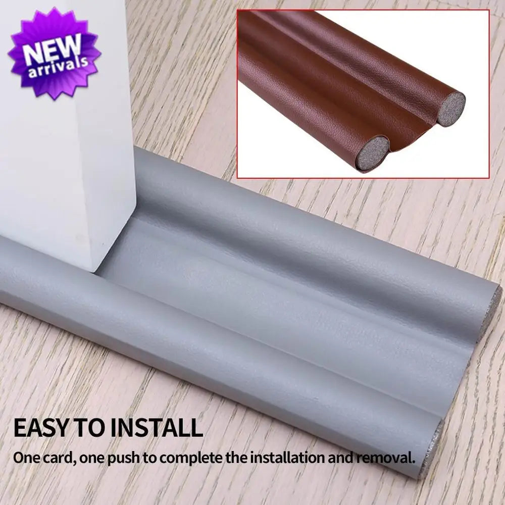 Door Bottom Sealing Strip under Door Draft Stopper Home Dorm Bedroom Sound Proof Noise Reduction Door EVA Draft Stopper