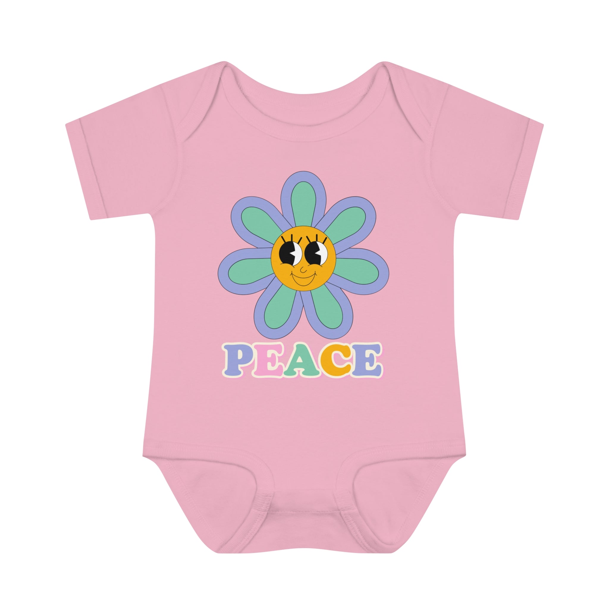 Peace flower Baby Bodysuit