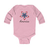 Load image into Gallery viewer, America Star Flower Long Sleeve Baby Bodysuit