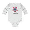 Load image into Gallery viewer, America Star Flower Long Sleeve Baby Bodysuit
