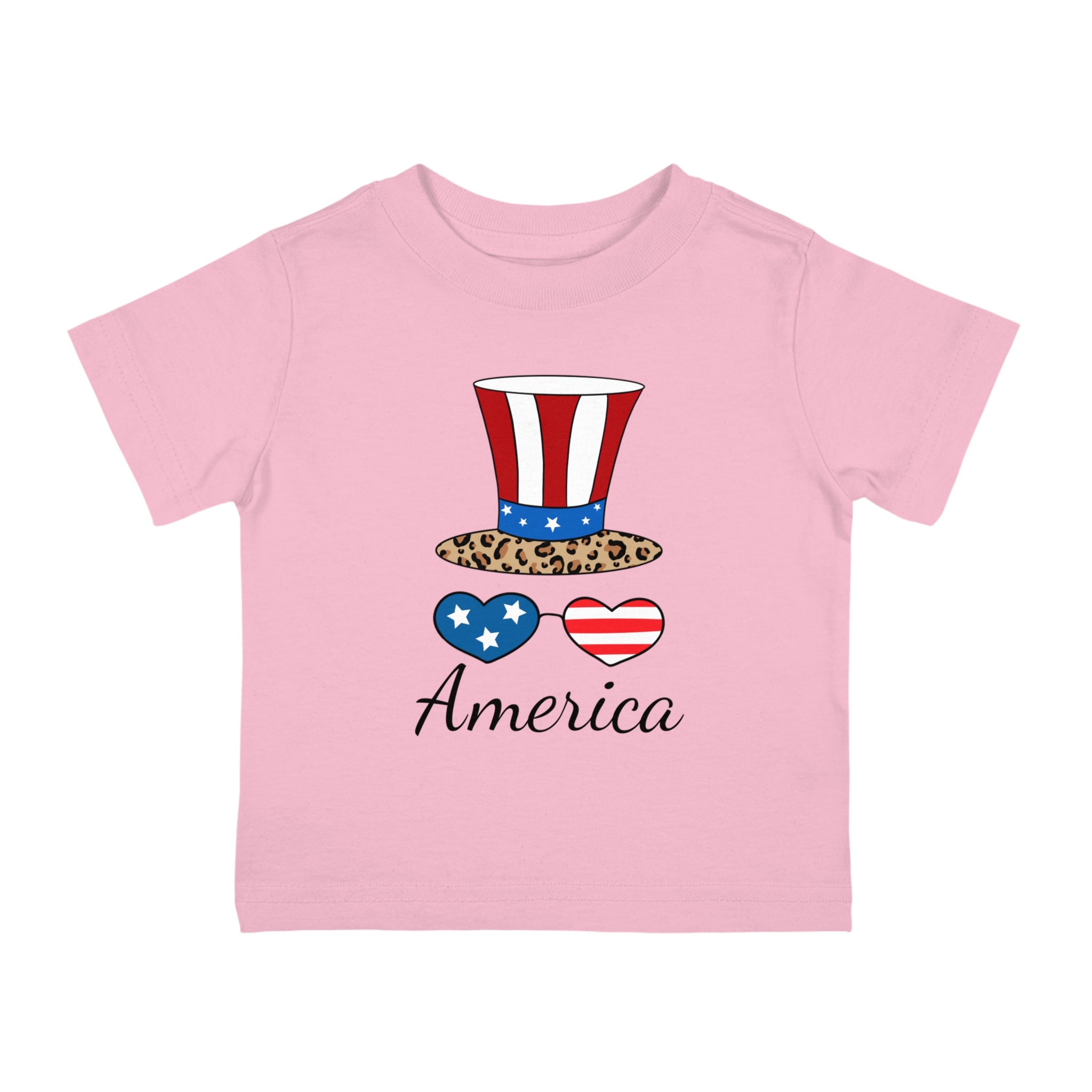 Happy 4th of July Design Infant Shirt, Baby Tee, Infant Tee