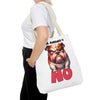 Funny Bulldog Tote Bag, The Answer Is No Graphic Tote, Cute Dog Illustration, Reusable Shopping Bag, Gift for Dog Lovers, Pet-themed Tote Tote Tote Bag