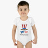 Happy 4th of July Design Baby Bodysuit
