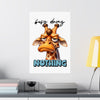 Funny Giraffe Wall Art Print, Busy Doing Nothing Poster, Cute Animal Artwork for Kids Room, Humorous Home Decor, Quirky Animal Poster Matte Vertical Posters