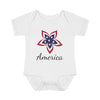 Load image into Gallery viewer, America Star Flower Baby Bodysuit