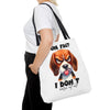 Fun Fact Dog Tote Bag, Funny Dog Tote Bag, Cute Dog Tote Bag, Animal Lover Tote Bag, Gift for Dog Lovers, Novelty Tote Bag Tote Tote Bag