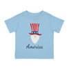 Load image into Gallery viewer, America Design Gnome Infant Shirt, Baby Tee, Infant Tee