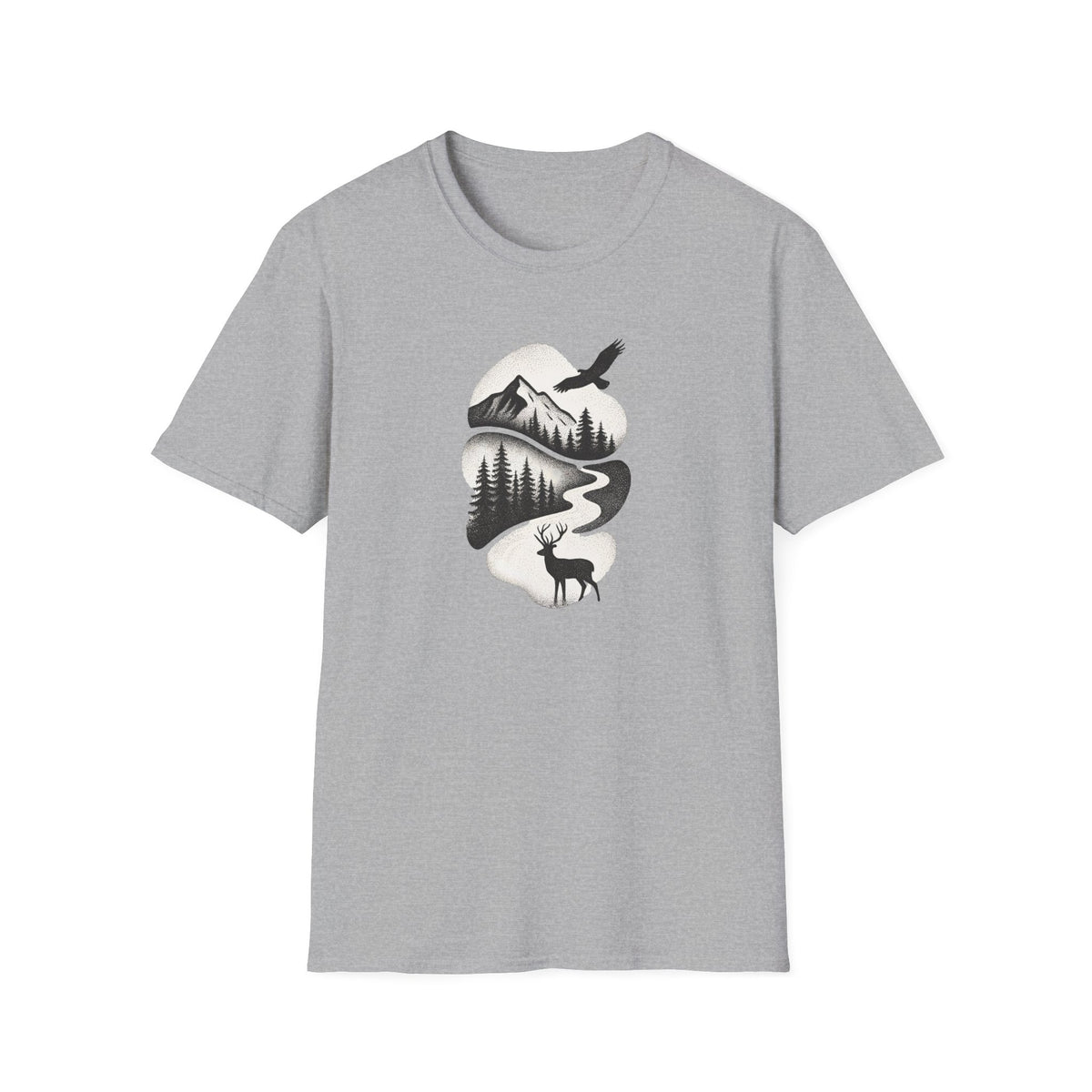 Copy of Deer in Mountain Landscape T-Shirt