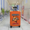 Cute Giraffe with Glasses Luggage Cover, Funny Quote Luggage Cover, Everyone Seems Normal Until You Get To Know Them, Unique Luggage Cover