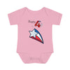 Load image into Gallery viewer, Happy 4th of July American Flag Star Design Baby Bodysuit