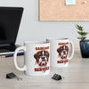 Funny Sarcastic Dog Mug, Just Another Service I Offer, Unique Gift for Dog Lovers, Hilarious Coffee Mug, Cute Dog Lover's Cup Ceramic Mug, (11oz, 15oz)