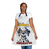 Funny Dalmatian Dog Apron, Humorous Apron, Dog Lover Gift, Patience Tested Apron, Sarcasm Apron, Bold Statement Apron, Novelty Gift Apron