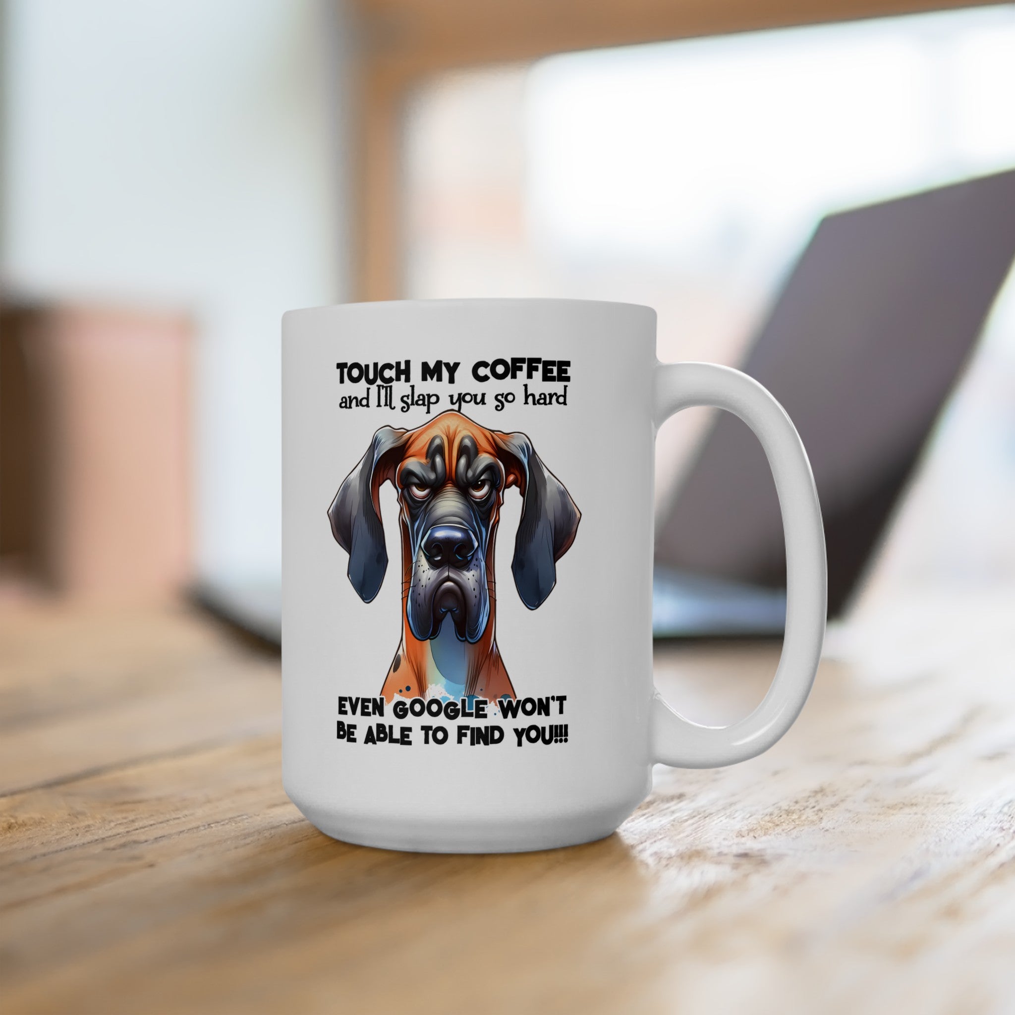 Funny Dog Mug, Coffee Lover Gift, Humorous Pet Mug, Dog Owner Present, Sarcastic Coffee Mug, Quirky Dog Design, Novelty Mug for Dog Parents Ceramic Mug, (11oz, 15oz)