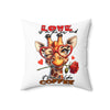 Love Is In The Air Pillow, Funny Giraffe Decor, Coffee Lover Gift, Cute Animal Cushion, Rose and Heart Design Pillow, Unique Home Decor Spun Polyester Square Pillow