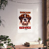 Funny Sarcasm Wall Art, Just Another Service I Offer Poster, Humorous Dog Art, Home Office Decor, Funny Pet Lover Gift, Animal Print Matte Vertical Posters