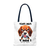 Fun Fact Dog Tote Bag, Funny Dog Tote Bag, Cute Dog Tote Bag, Animal Lover Tote Bag, Gift for Dog Lovers, Novelty Tote Bag Tote Tote Bag