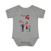 Load image into Gallery viewer, Happy 4th of July Family Baby Bodysuit