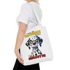 Funny Dalmatian Tote Bag, Pati-Tude Dog Lover Gift, Humor Pet Owners, Cute Dog Illustration, Sassy Pet Tote, Animal Lovers Bag Tote Tote Bag