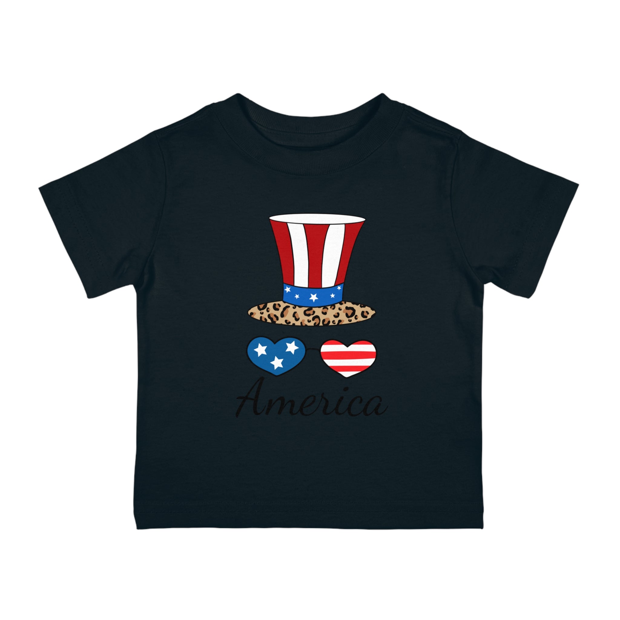 Happy 4th of July Design Infant Shirt, Baby Tee, Infant Tee