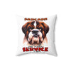 Sarcasm Just Another Service I Offer Pillow, Funny Dog Lover Pillow, Humorous Decorative Pillow, Unique Gift Idea, Home Decor Cushion Spun Polyester Square Pillow