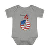 Load image into Gallery viewer, Happy 4th of July Donut Baby Bodysuit