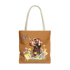 Labrador Retriever Flowerly Tote Bag