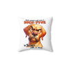 Funny Dog Pillow, High Five Dog Humor Cushion, Sarcastic Dog Quote Pillow, Pet Lover Gift, Animal Humor Home Decor, Dog Lover Pillow Spun Polyester Square Pillow