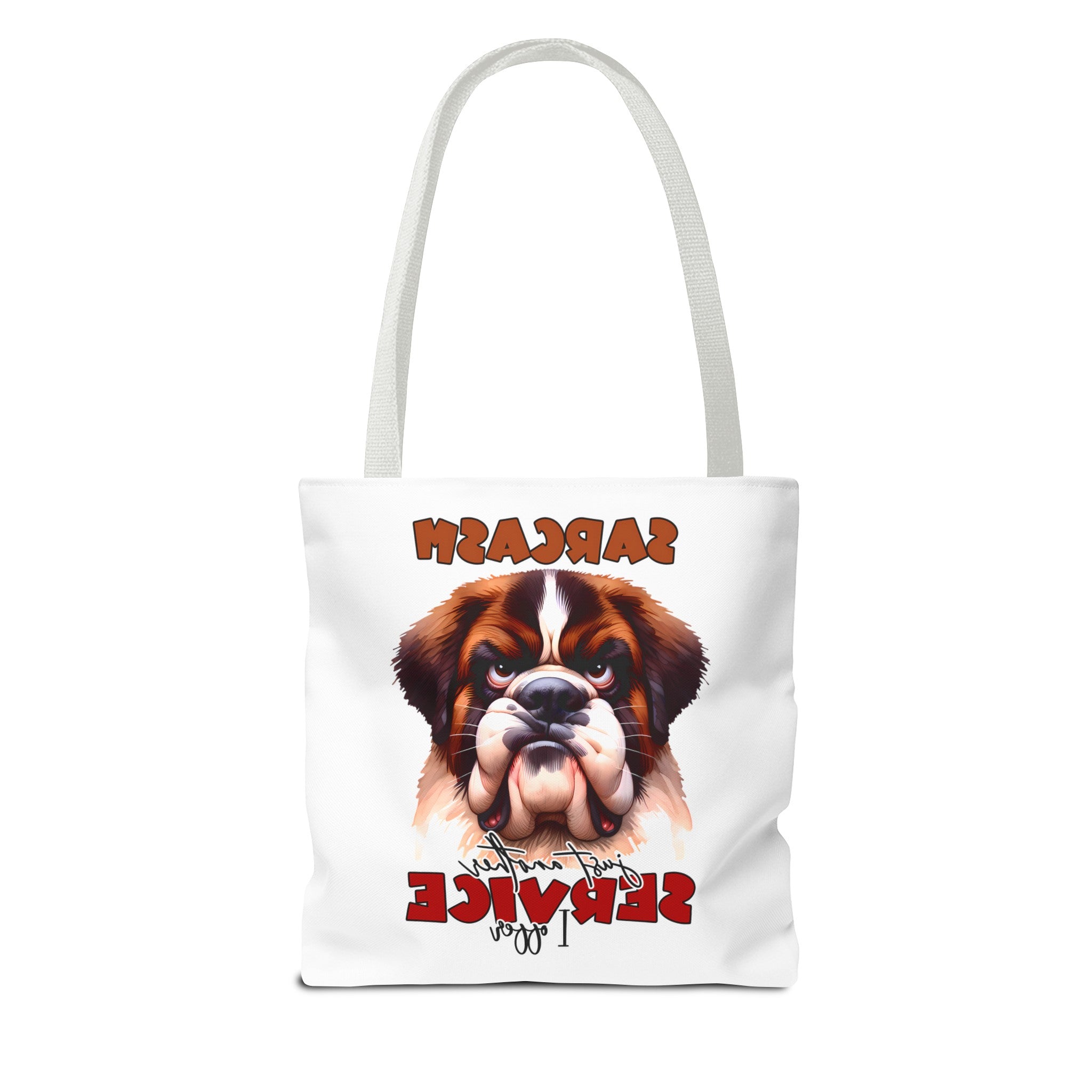 Sarcasm Just Another Service I Offer Tote Bag, Funny Tote Bag, Cute Dog Graphic Tote Bag, Trendy Tote Bag, Reusable Shopping Bag Tote Tote Bag