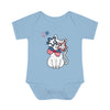 Load image into Gallery viewer, Cat Mom American Flag Sunglass Design Baby Bodysuit