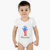 Load image into Gallery viewer, America American Flag Hand Design Baby Bodysuit