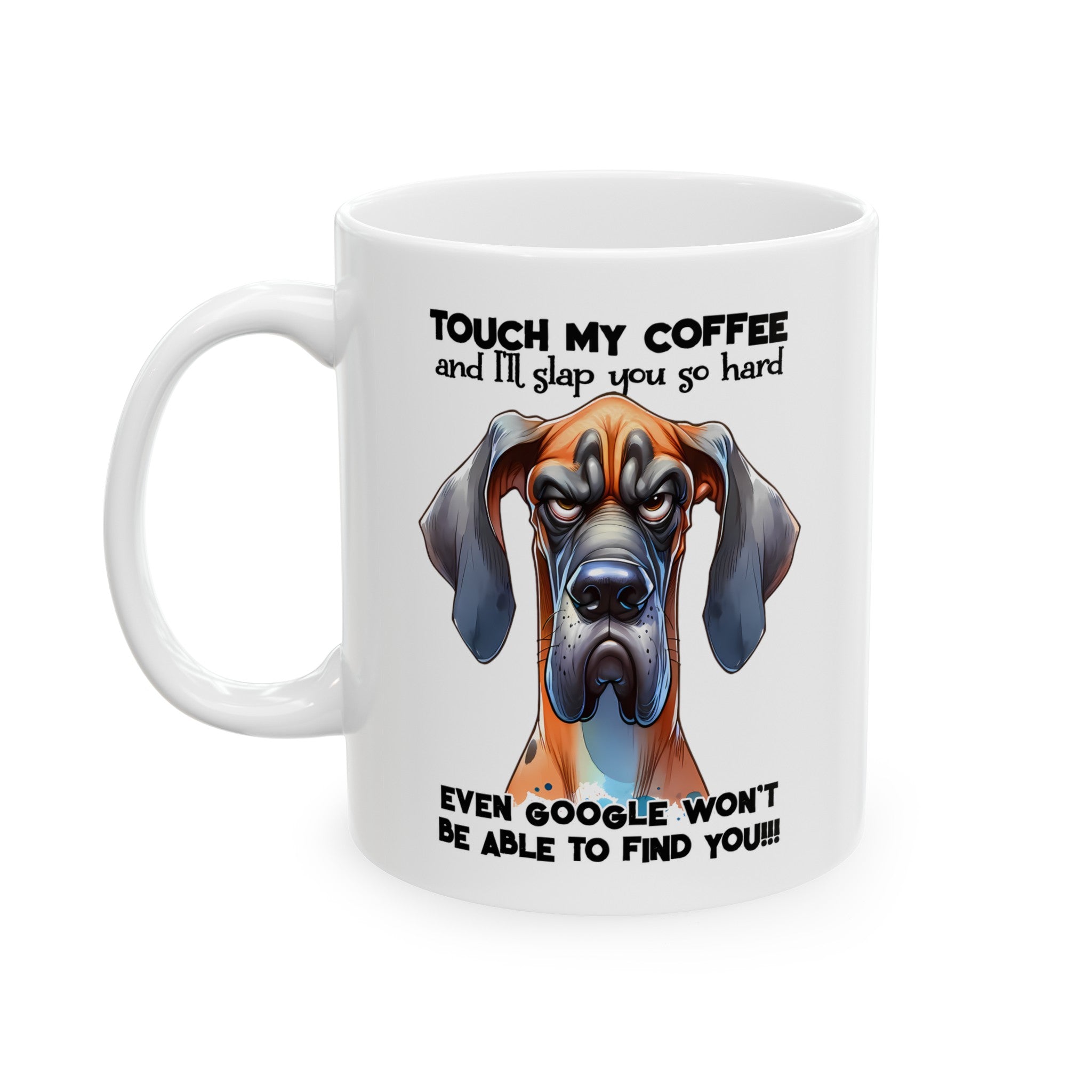 Funny Dog Mug, Coffee Lover Gift, Humorous Pet Mug, Dog Owner Present, Sarcastic Coffee Mug, Quirky Dog Design, Novelty Mug for Dog Parents Ceramic Mug, (11oz, 15oz)