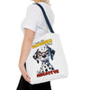 Funny Dalmatian Tote Bag, Pati-Tude Dog Lover Gift, Humor Pet Owners, Cute Dog Illustration, Sassy Pet Tote, Animal Lovers Bag Tote Tote Bag