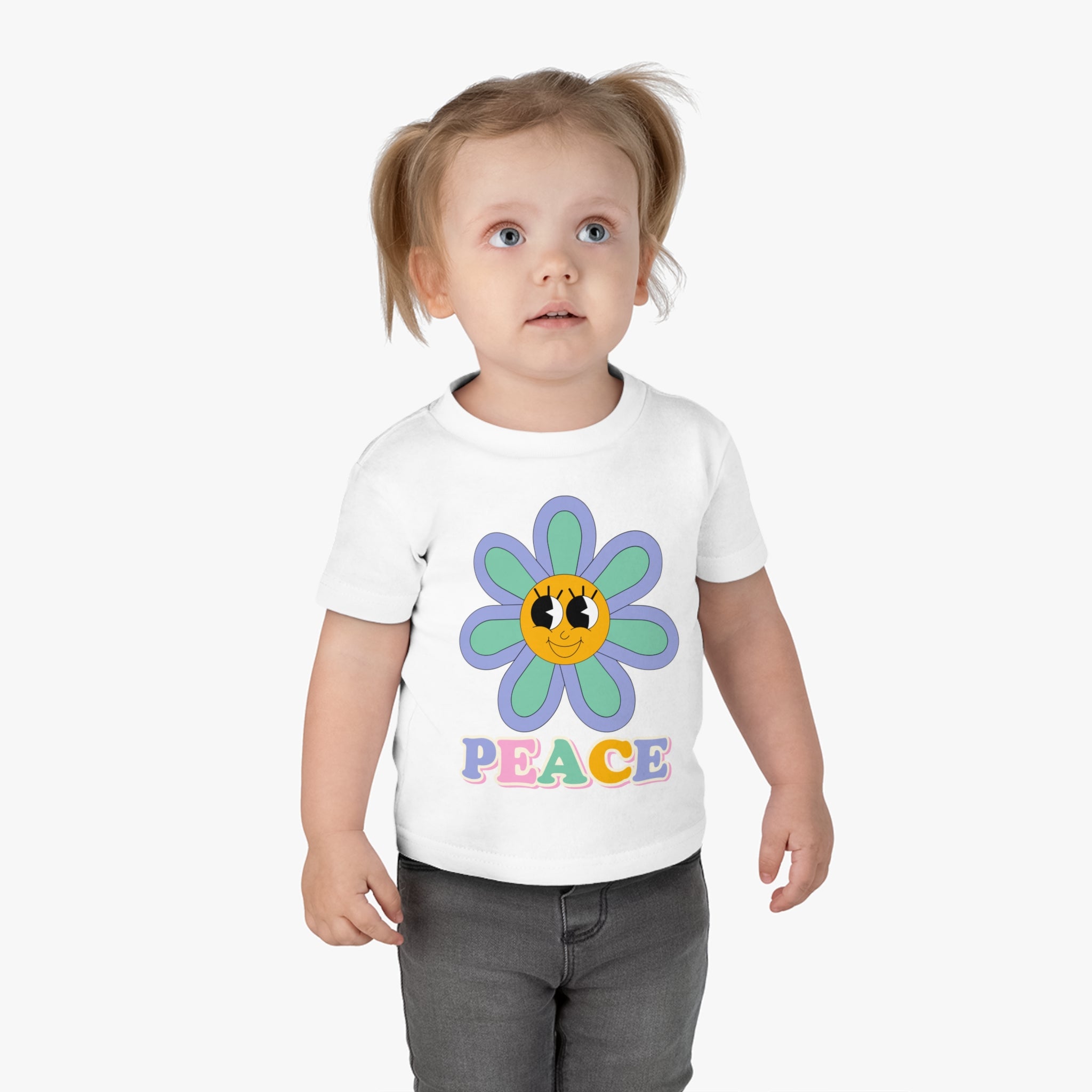 Peace flower Infant Shirt, Baby Tee, Infant Tee