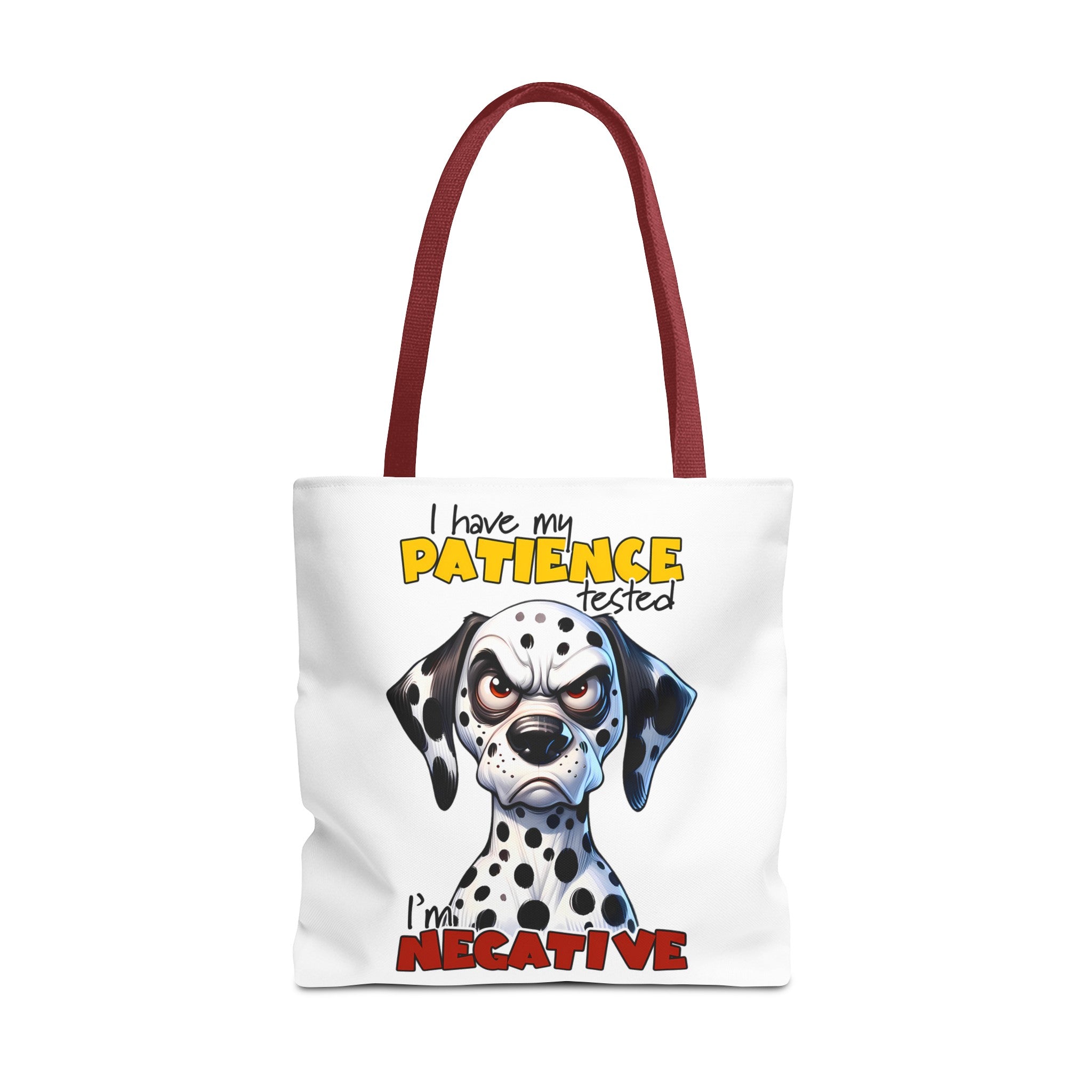 Funny Dalmatian Tote Bag, Pati-Tude Dog Lover Gift, Humor Pet Owners, Cute Dog Illustration, Sassy Pet Tote, Animal Lovers Bag Tote Tote Bag