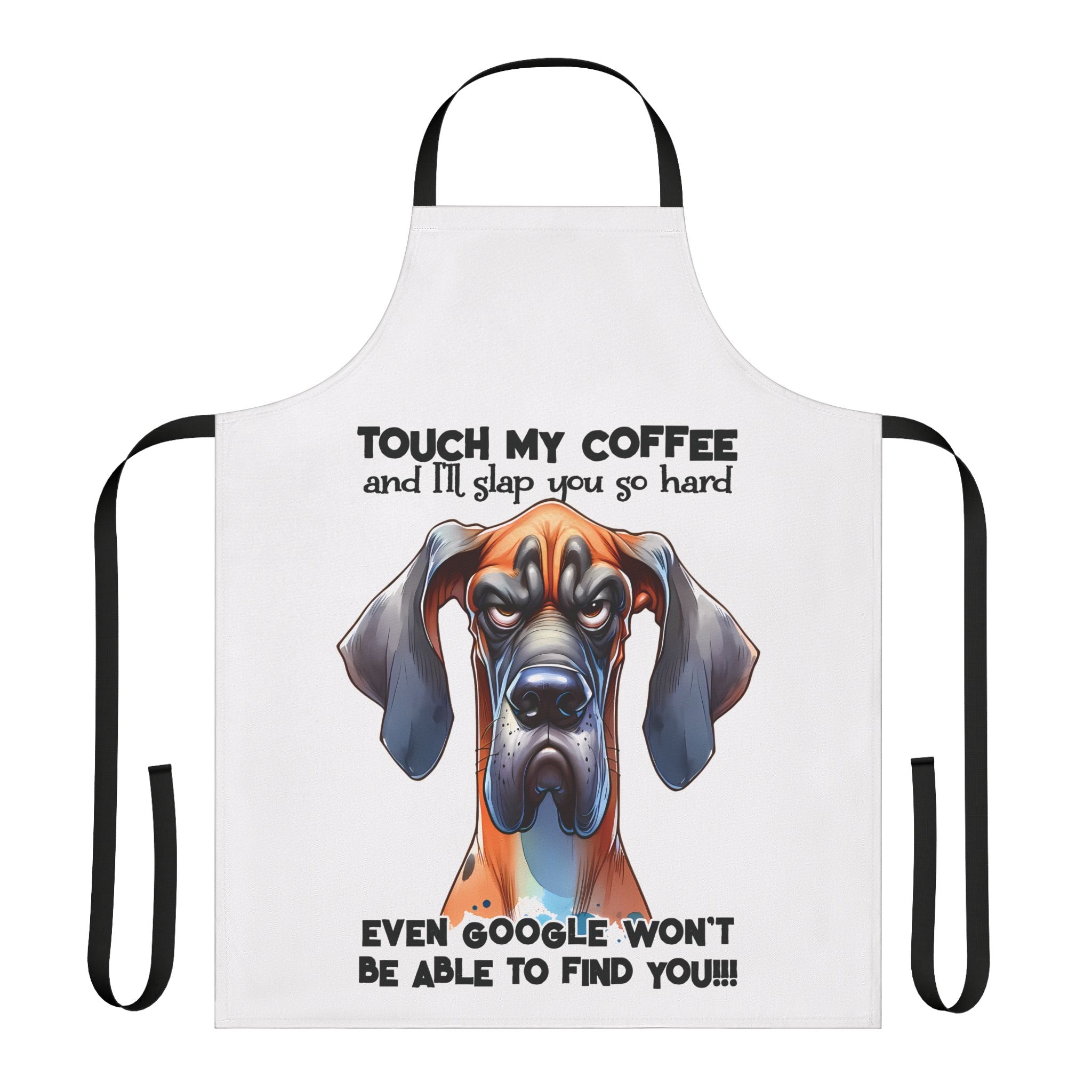 Funny Dog Apron, Coffee Lover Gift, Humorous Pet Apron, Dog Owner Present, SarcasticApron, Quirky Dog Design, NoveltyApron for Dog Parents Apron