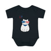 Cat Mom Big Cat Design Baby Bodysuit