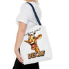 Funny Giraffe Tote Bag, Want to Hear a Joke Decaf Design, Cute Animal Humor, Unique Gift Idea, Reusable Shopping Bag Tote Tote Bag