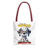 Funny Dalmatian Tote Bag, Pati-Tude Dog Lover Gift, Humor Pet Owners, Cute Dog Illustration, Sassy Pet Tote, Animal Lovers Bag Tote Tote Bag