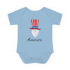 America Design Gnome Baby Bodysuit