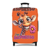 Funny Giraffe Luggage Cover, More Espresso Less Depresso, Cute Animal Luggage Cover, Humorous Morning Gift, Fun Novelty Tea Mug, Unique Work Gift Luggage Cover