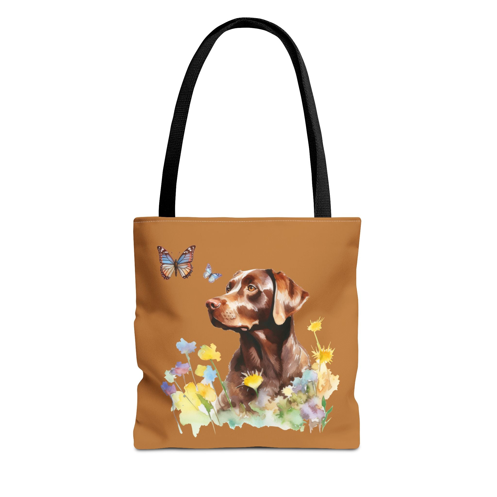 Labrador Retriever Flowerly Tote Bag