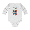 Load image into Gallery viewer, Happy 4th of July Guinea Pic Long Sleeve Baby Bodysuit