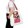 Funny Bulldog Tote Bag, The Answer Is No Graphic Tote, Cute Dog Illustration, Reusable Shopping Bag, Gift for Dog Lovers, Pet-themed Tote Tote Tote Bag