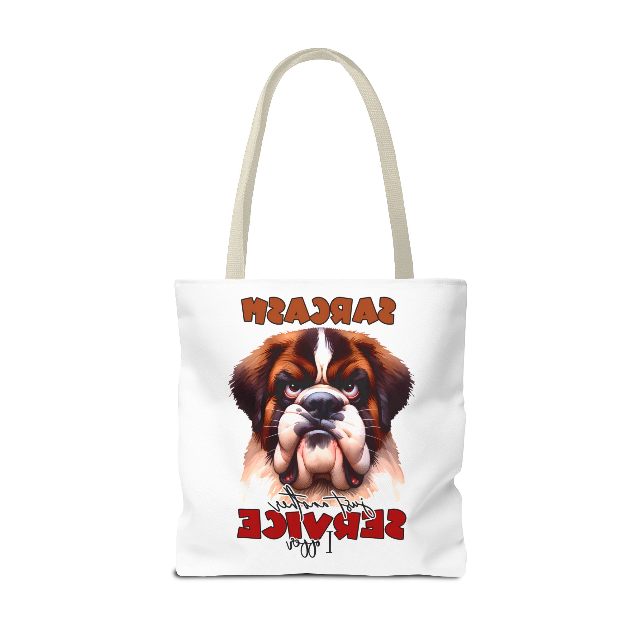 Sarcasm Just Another Service I Offer Tote Bag, Funny Tote Bag, Cute Dog Graphic Tote Bag, Trendy Tote Bag, Reusable Shopping Bag Tote Tote Bag