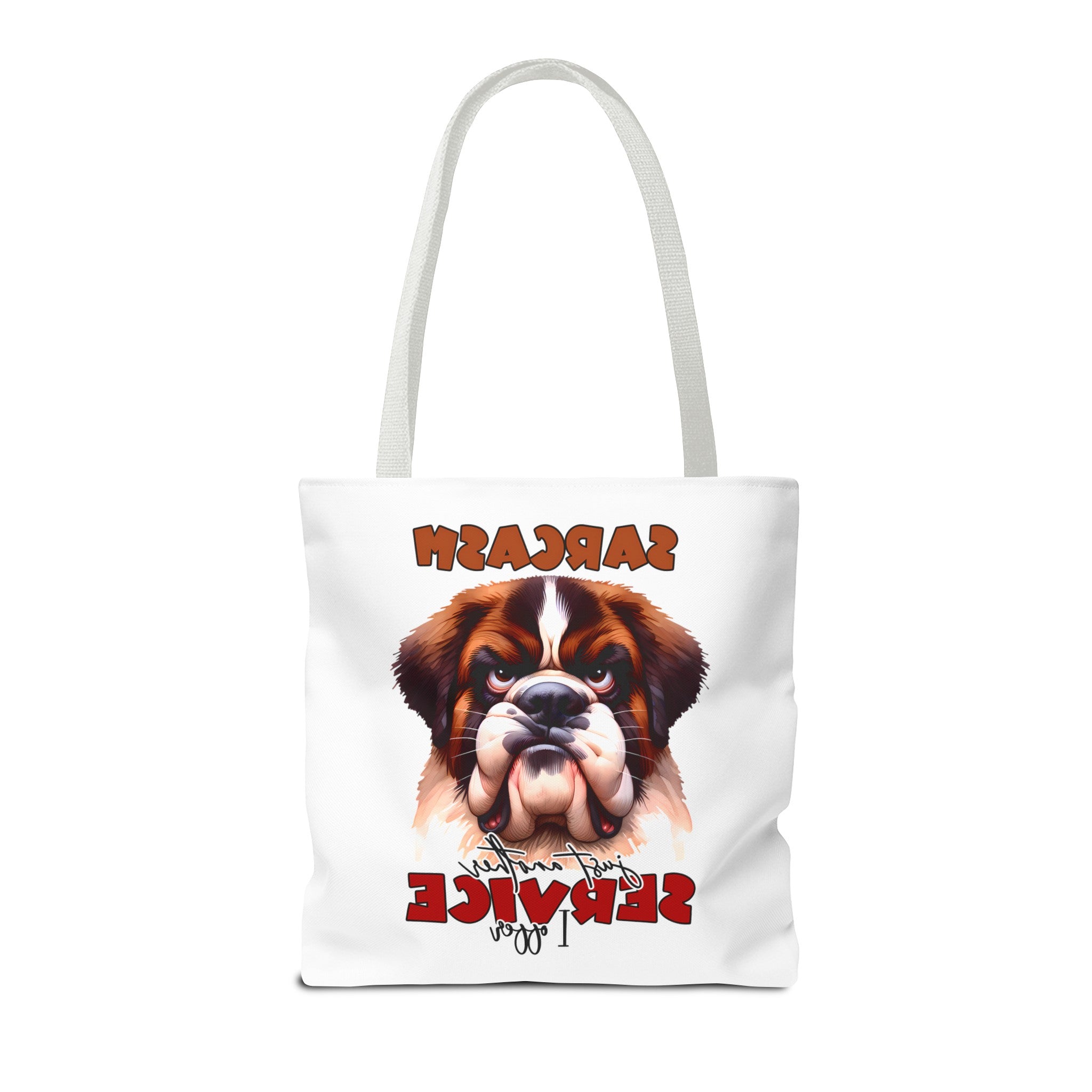 Sarcasm Just Another Service I Offer Tote Bag, Funny Tote Bag, Cute Dog Graphic Tote Bag, Trendy Tote Bag, Reusable Shopping Bag Tote Tote Bag