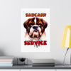 Funny Sarcasm Wall Art, Just Another Service I Offer Poster, Humorous Dog Art, Home Office Decor, Funny Pet Lover Gift, Animal Print Matte Vertical Posters