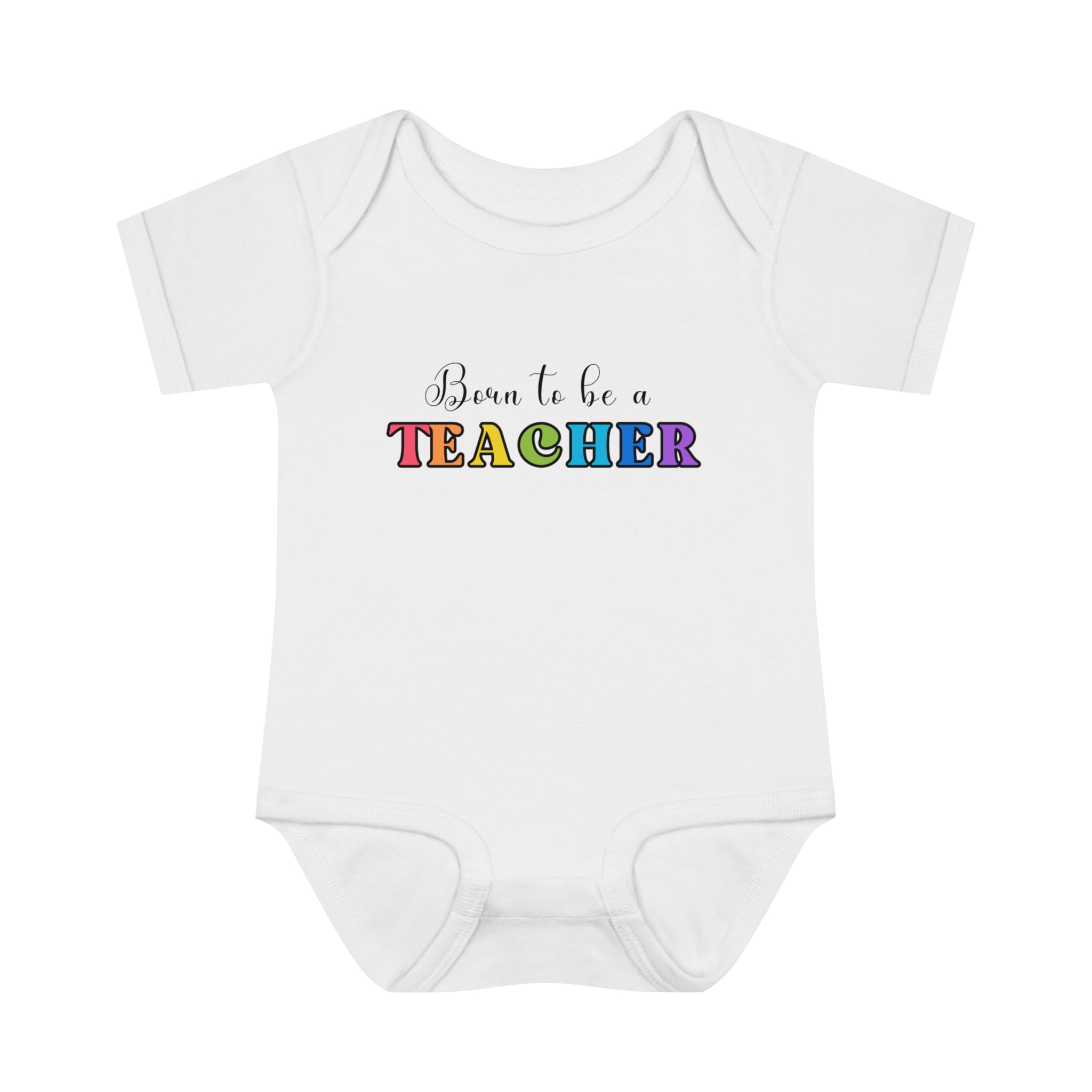 Born to be a teacher Baby Bodysuit