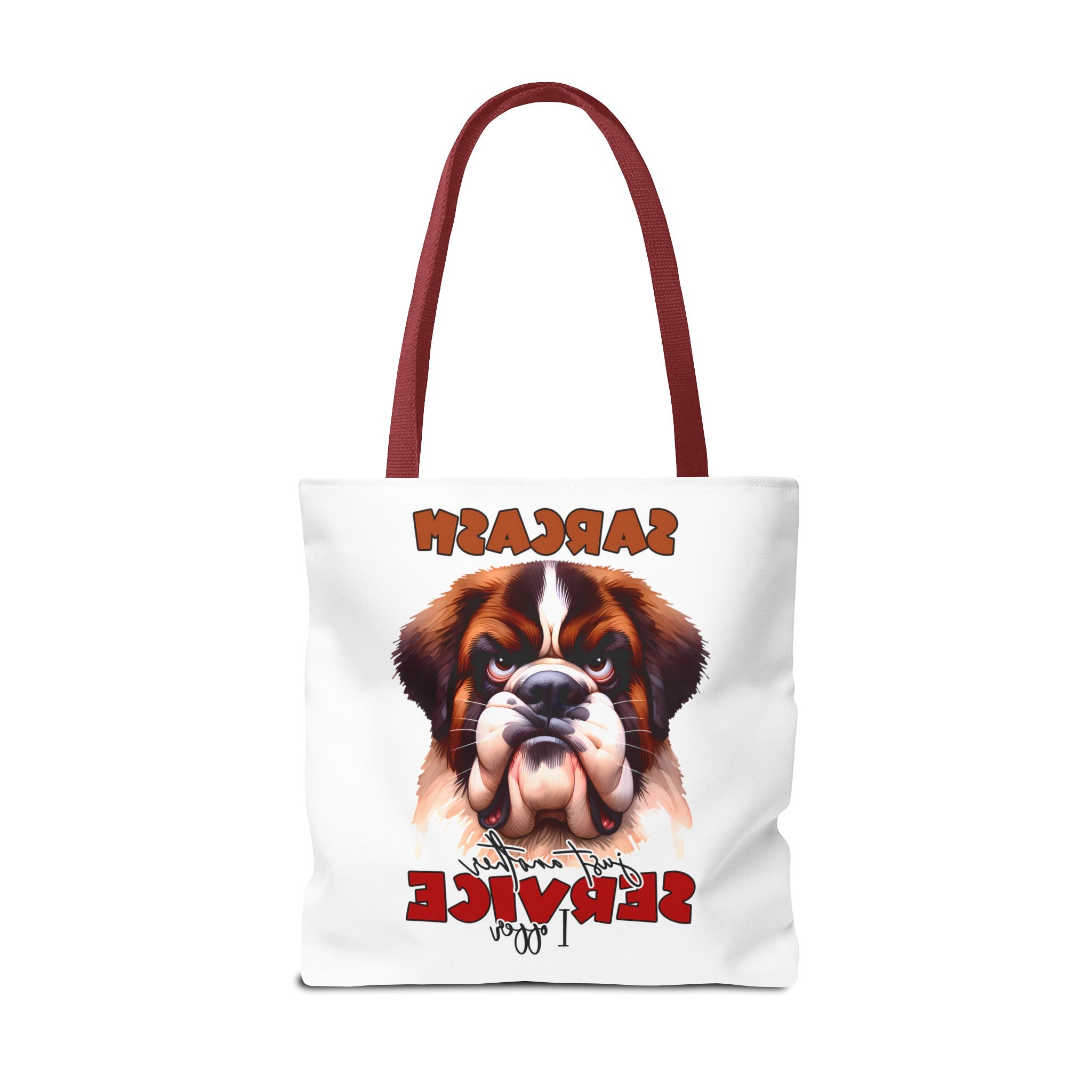 Sarcasm Just Another Service I Offer Tote Bag, Funny Tote Bag, Cute Dog Graphic Tote Bag, Trendy Tote Bag, Reusable Shopping Bag Tote Tote Bag