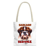 Sarcasm Just Another Service I Offer Tote Bag, Funny Tote Bag, Cute Dog Graphic Tote Bag, Trendy Tote Bag, Reusable Shopping Bag Tote Tote Bag